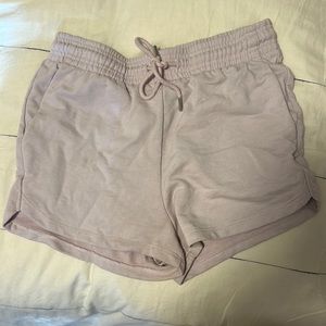 H&M Basics Lavender Sweat Shorts
